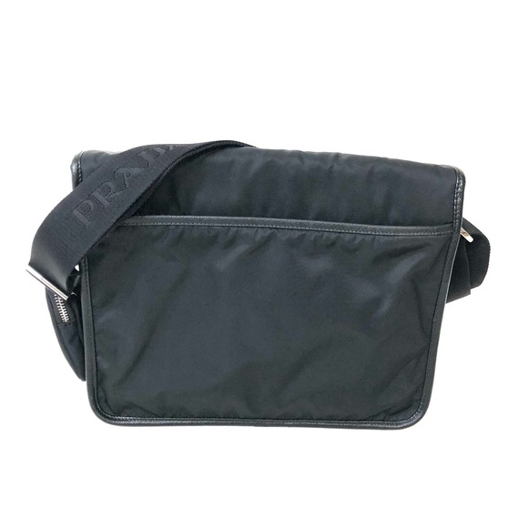 Prada Black Re-nylon And Saffiano Leather Shoulder Bag - Picture 3 of 16